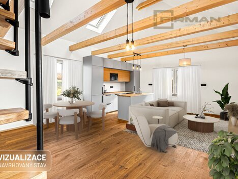 Prodej nadstandardního domu se dvěma bytovými jednotkami na Zbraslavi